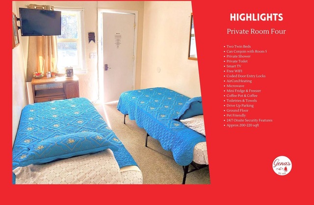 Sierra Inn & Restaurant Suite #4: 2 Twin Beds | Near Kings Canyon & Sequoia