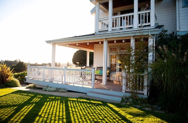 Private Gästezimmer Mit angebaute Wintergarten und überdachte Deck