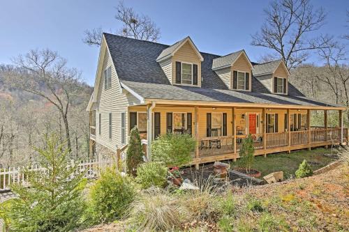 Private Smoky Mountain Home with Porch and Peak Views!