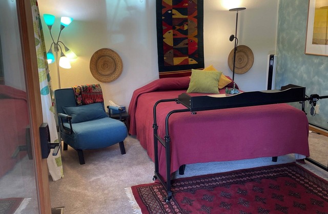 Private Suite and Bath with separate entrance, AC and % to Charity