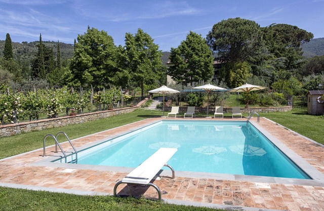 Alleinstehendes Ferienhaus mit privatem Pool, W-LAN, Klimaanlage, TV, Innenhof, bei Cortona