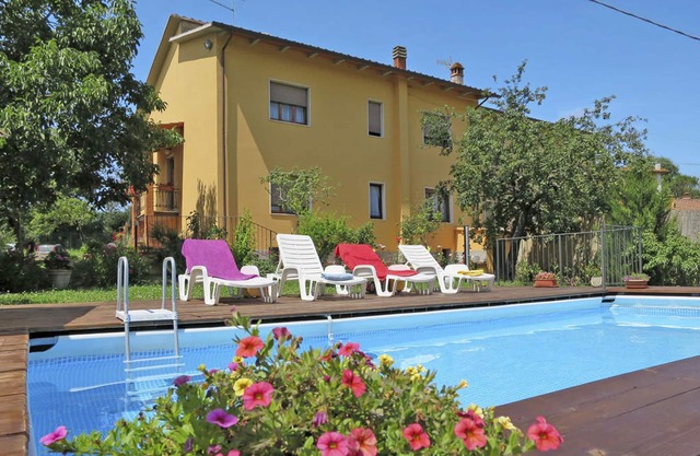 Private Villa mit Pool in der Nähe von Arezzo im Naturschutzgebiet von Bandella gelegen