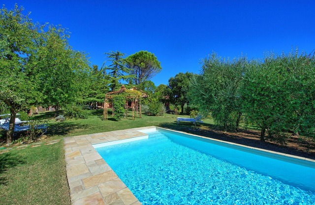 Alleinstehendes Ferienhaus mit W-LAN, privatem Pool, TV, Innenhof, Panoramablick, bei San Gimignano