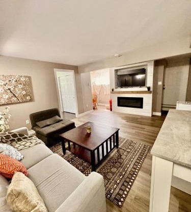 Private walkout basement apt