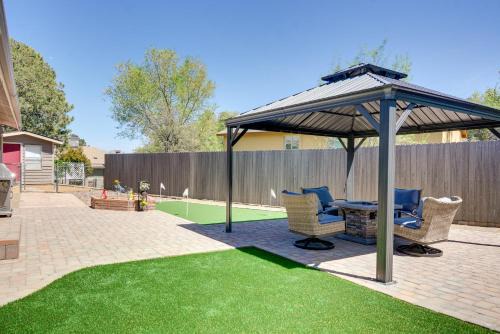 Putting Green and Patio Central Prescott Home