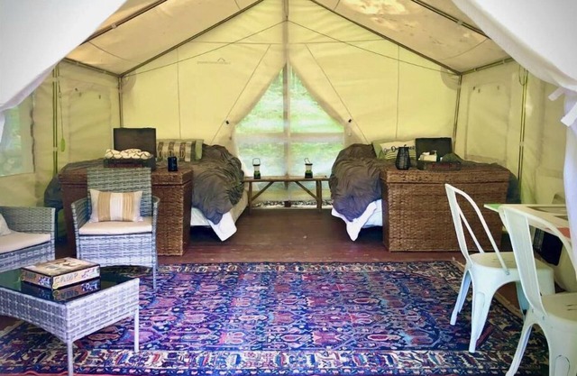 Quad Squad Glamping Tent & Breakfast for 2-4+ in Finger Lakes Wine Country