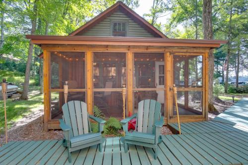 Quaint and Cozy Lake Cabin with Dock and Beach Access!