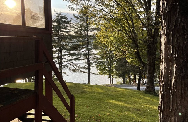Quaint traditional Adirondack camp with modern amenities.