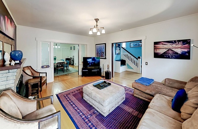 Queen Anne Home with Steam Shower, Fireplaces, Fenced Yard with Grill