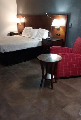 Queen Bed Hotel Suite 244