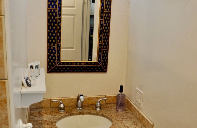 Queen downstairs room