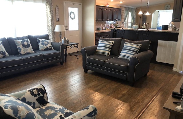Quiet and cozy 55 plus community .