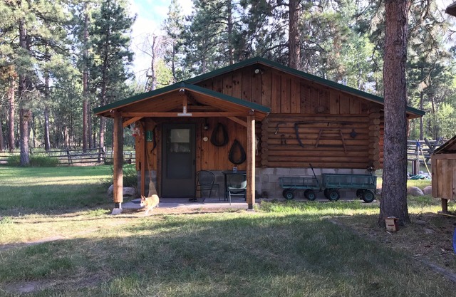 Quiet and cozy cabin with rustic charm but modern amenities