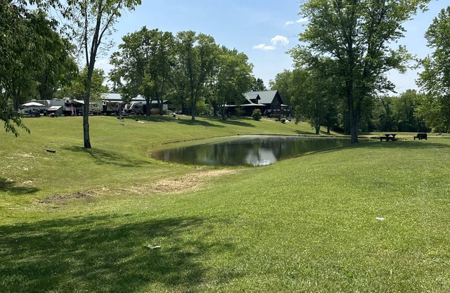 Quiet Campground located in the heart of Burr Oak State Park