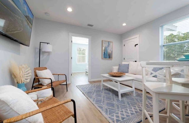 Quiet coastal condo - walk to the beach!