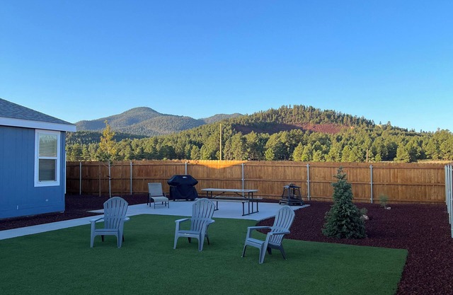 Quiet downtown neighborhood w/mountain views, private turfed backyard, A/C & W/D