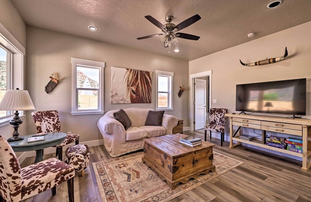Quiet Kanab Home w/ Panoramic Views & Porch!