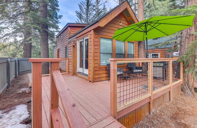 Quiet Lake Almanor Cabin, Steps to Fishing