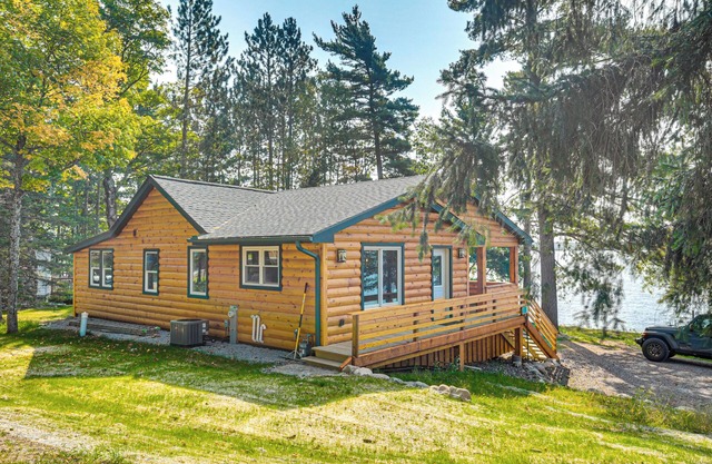 Quiet Lakefront Conover Cabin Near ATV Trails