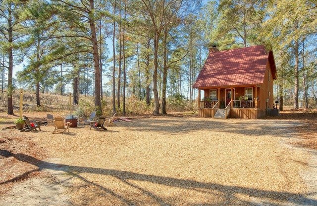 Quiet, Private Lodge with Loft, 2 Beds & Fireplace