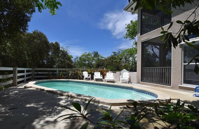 Quiet, private nature retreat with pool and ocean views.