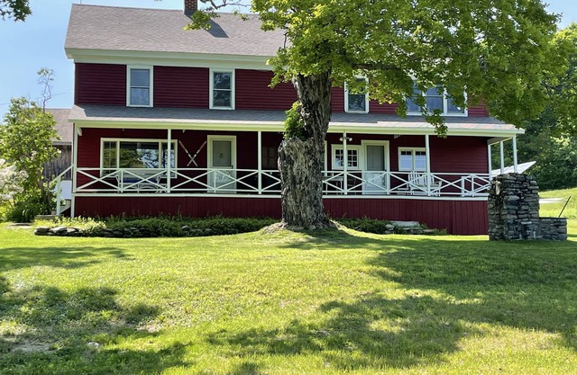 Quintessential 1860's Berkshire farmhouse with mountain views on 30 acres.