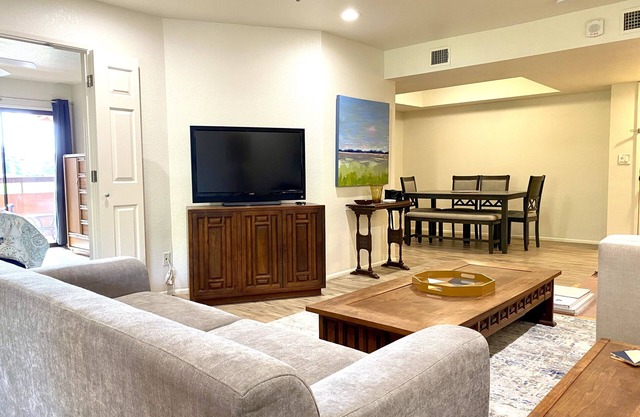 Rare 2 bedroom available in Anasazi Village, a gated residential community.