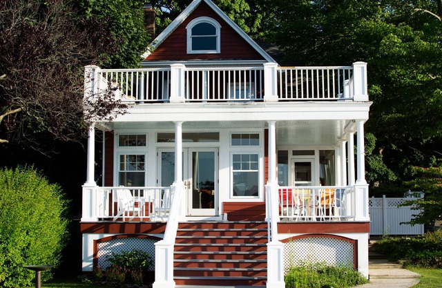 Rare newly listed 100 year old home on Lake Macatawa