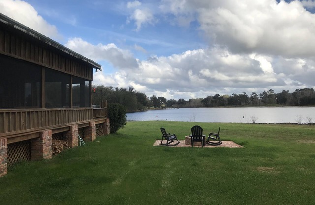 Rare private lake front cabin in Monticello, Fl.