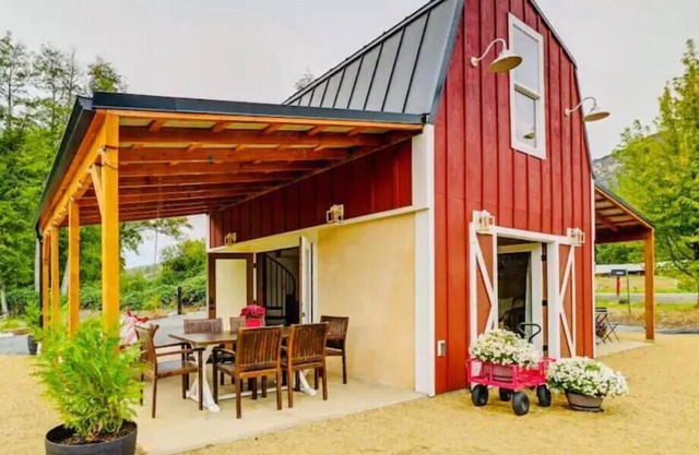 Red Barn in Wine Country