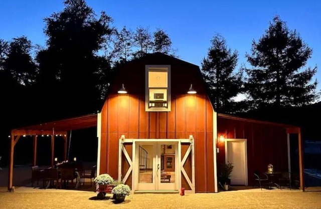 Red Barn in Wine Country