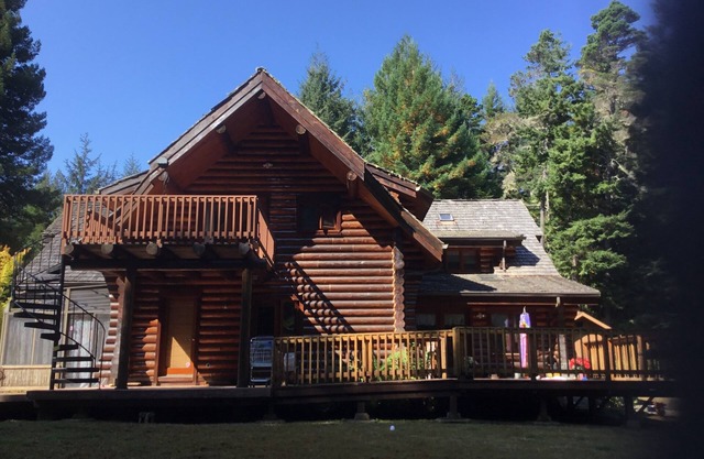 Redwood Log Cabin