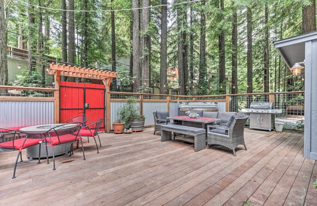 Guerneville Cabin 2 Mi nach Armstrong Redwoods!