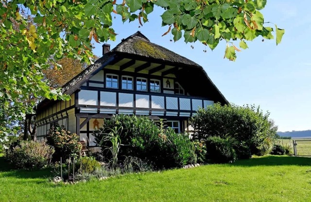 Reetdachfachwerkvilla EG