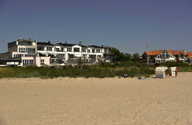 Refugium Strandallee - App., 91 m², 2 - 4 Personen, Loggia, Ostseeblick