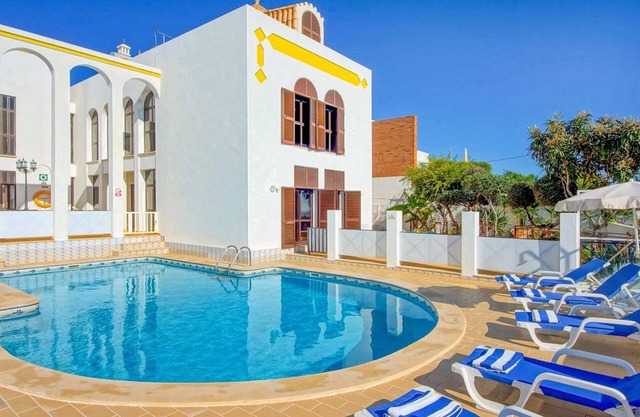 Relax by the pool at Villa Mar, minutes from Sao Rafael’s beaches
