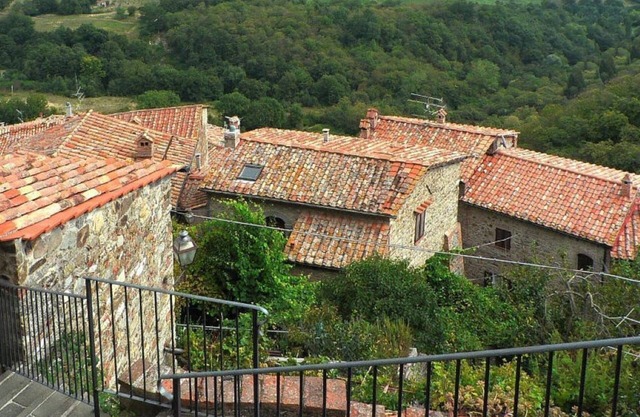 Relax in a medieval village