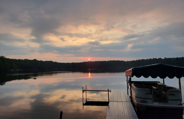 Ruhige Kabine am See