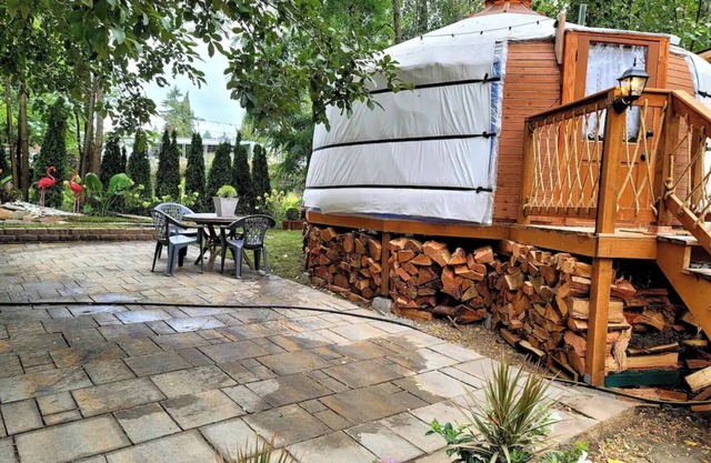 Relax in the City at Our Unique Yurt Retreat