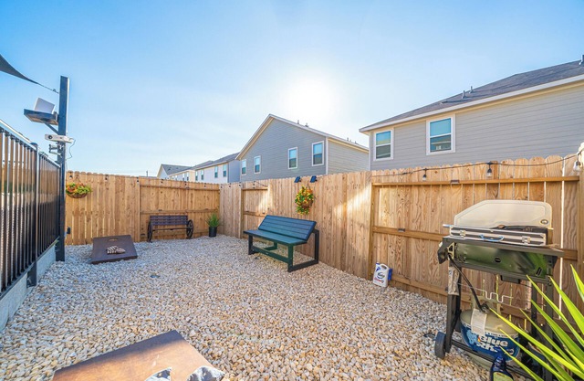 Relax in this 3-bedroom retreat with games, fitness patio, and cozy charm!
