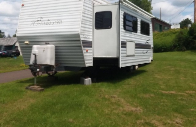 Relaxing camper