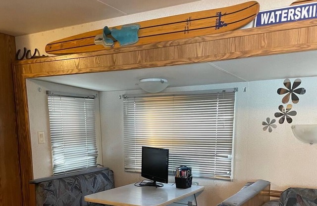 Relaxing space at a family fun resort on Kalamalka Lake!