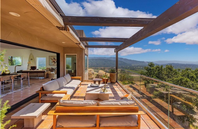 Remarkable 50 acre Organic Farm, the best views of Ojai Valley 5 mins from town.