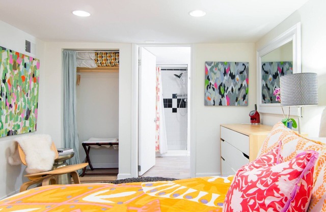 Renovated basement studio in historic Mapleton Hill.