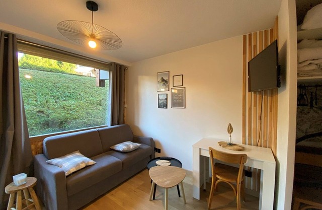 Renoviertes Studio für 4 Pers. mit Terrasse und Parkplatz, Crest-Voland
