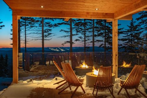 RidgeView - Mountain View and Spa Near Quebec City