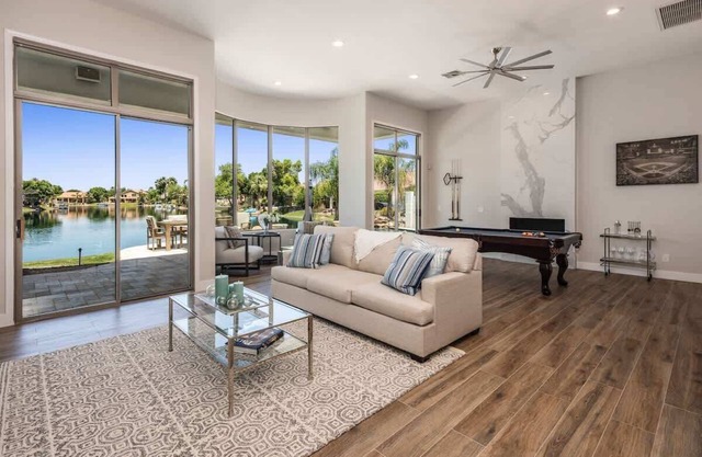 Luxury 3 Bedroom Home in Gated Ocotillo Community with Heated Pool Included