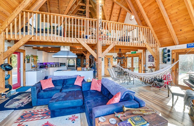 Riverfront A-Frame Cabin in Troy w/ Pool & Dock!