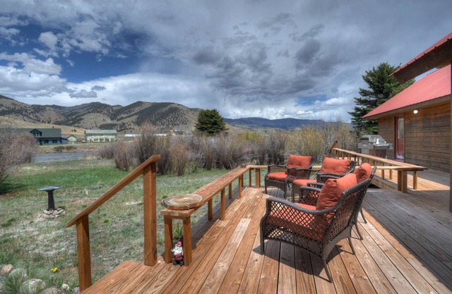 Riverfront Access | Pet Friendly | Expansive Deck w/Mtn Views | ATV's Welcome