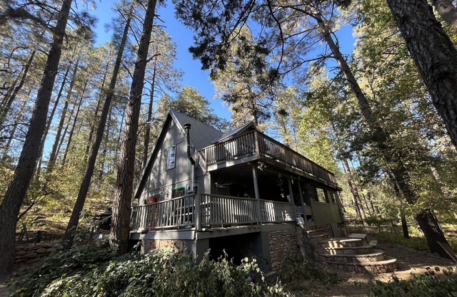 Riverfront cabin on creek 14 miles northeast of Payson